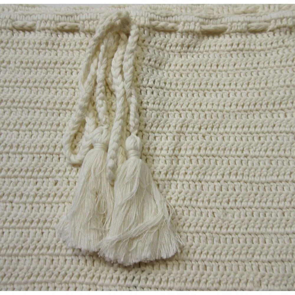 NWT SPELL & the Gypsy Collective Let The Sunshine In Rainbow Crochet Skirt M - Image 5