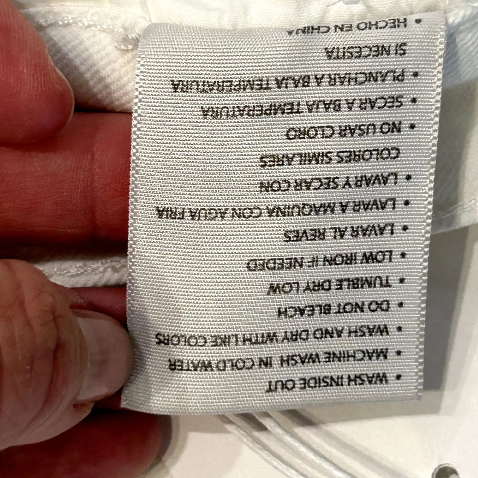 New KANCAN Size 3/25 Button Fly High Rise Denim Jeans‎ White Skinny Stretch - Image 11