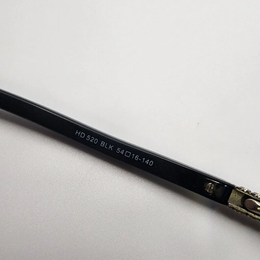 Harley Davidson Black & Silver Prescription Glasses Frames & Case - Image 9