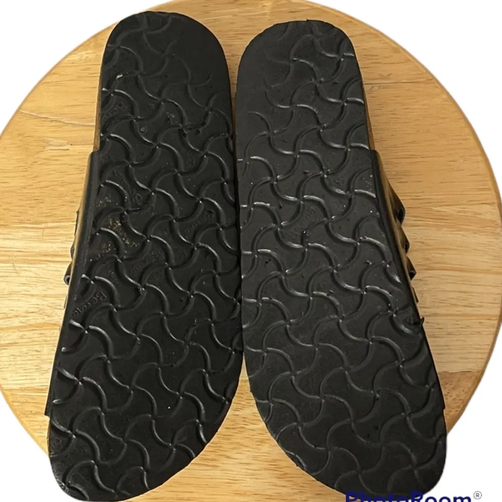 Birkenstock Betula Granada Black Patent Leather Slides Size 9 - Image 5