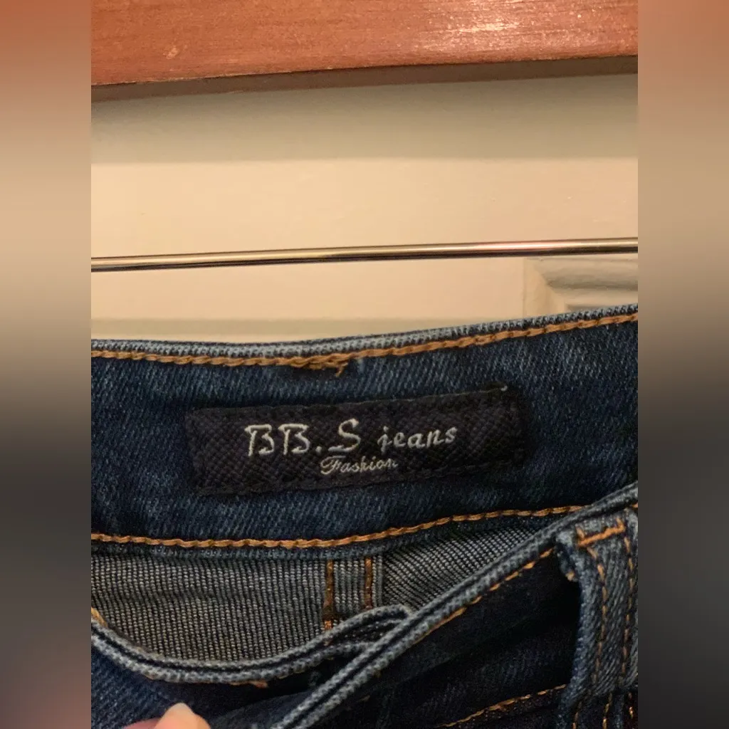 BBS Fashion Dark Blue Women's High Rise Jeans. Size - Image 2