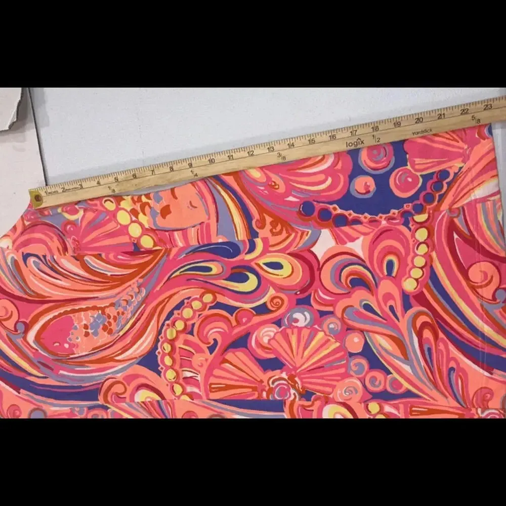 Lilly Pulitzer Multi Reef Retreat Whiting Shift Dress Stretch Terry Knit XS - Image 7