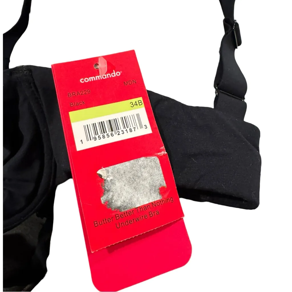 commando Butter Better Than Nothing Bra Black 32D - Image 6