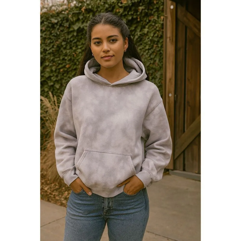 A New Day Purple Tie Dye Hoodie Sweatshirt Size S Pullover - Image 2