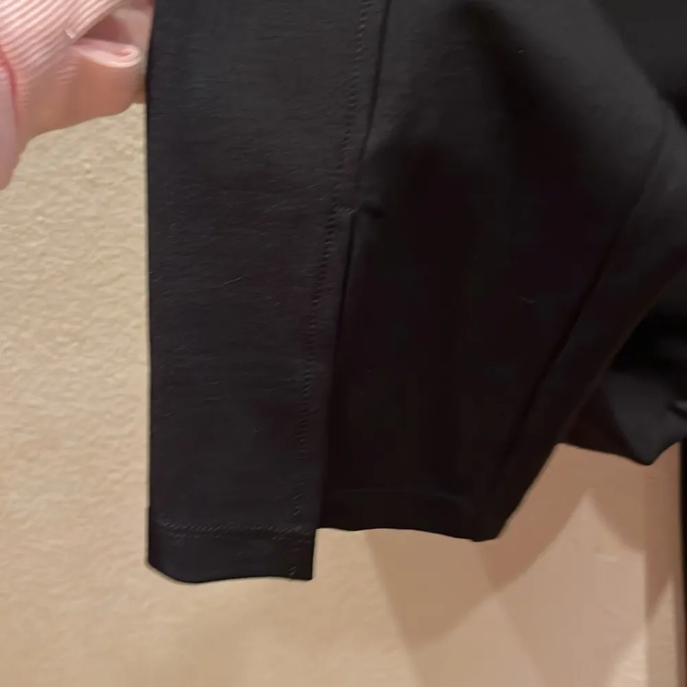 New Isabel Maternity Over Belly Split Front Ponte Maternity Pants Black NWOT - Image 8