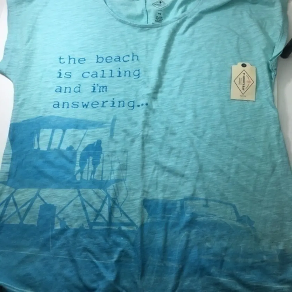 beach wear T shirt  st johns bay PM - Image 3