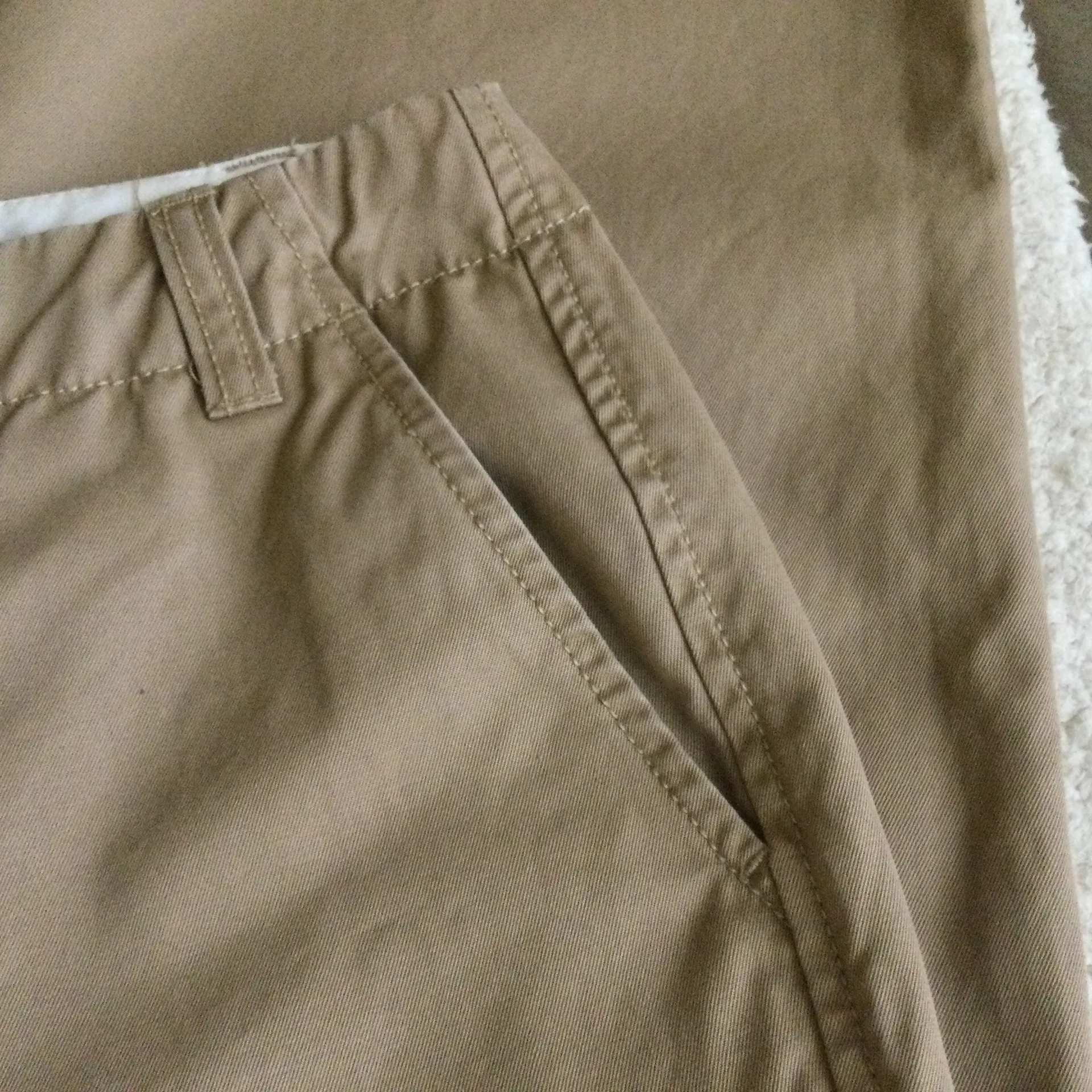 Y2K Khaki Flare Wide Leg Pants - Sz 6 - Image 7