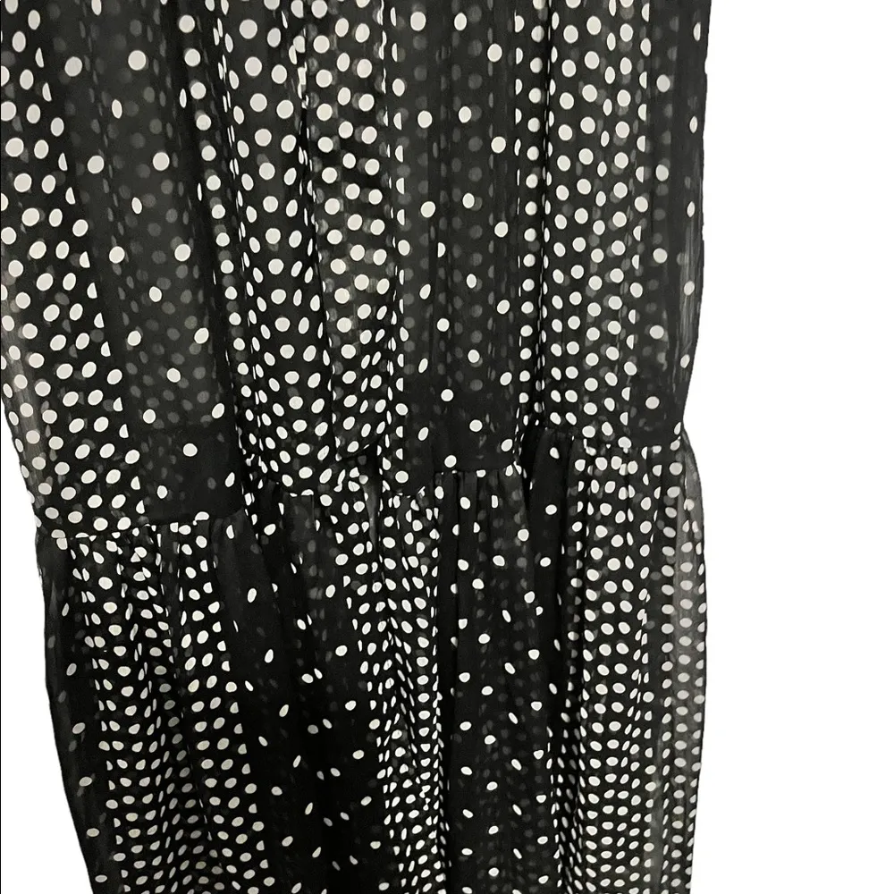 Spoon jeans black and white polka dot maxi kimono measurements in pictures - Image 4