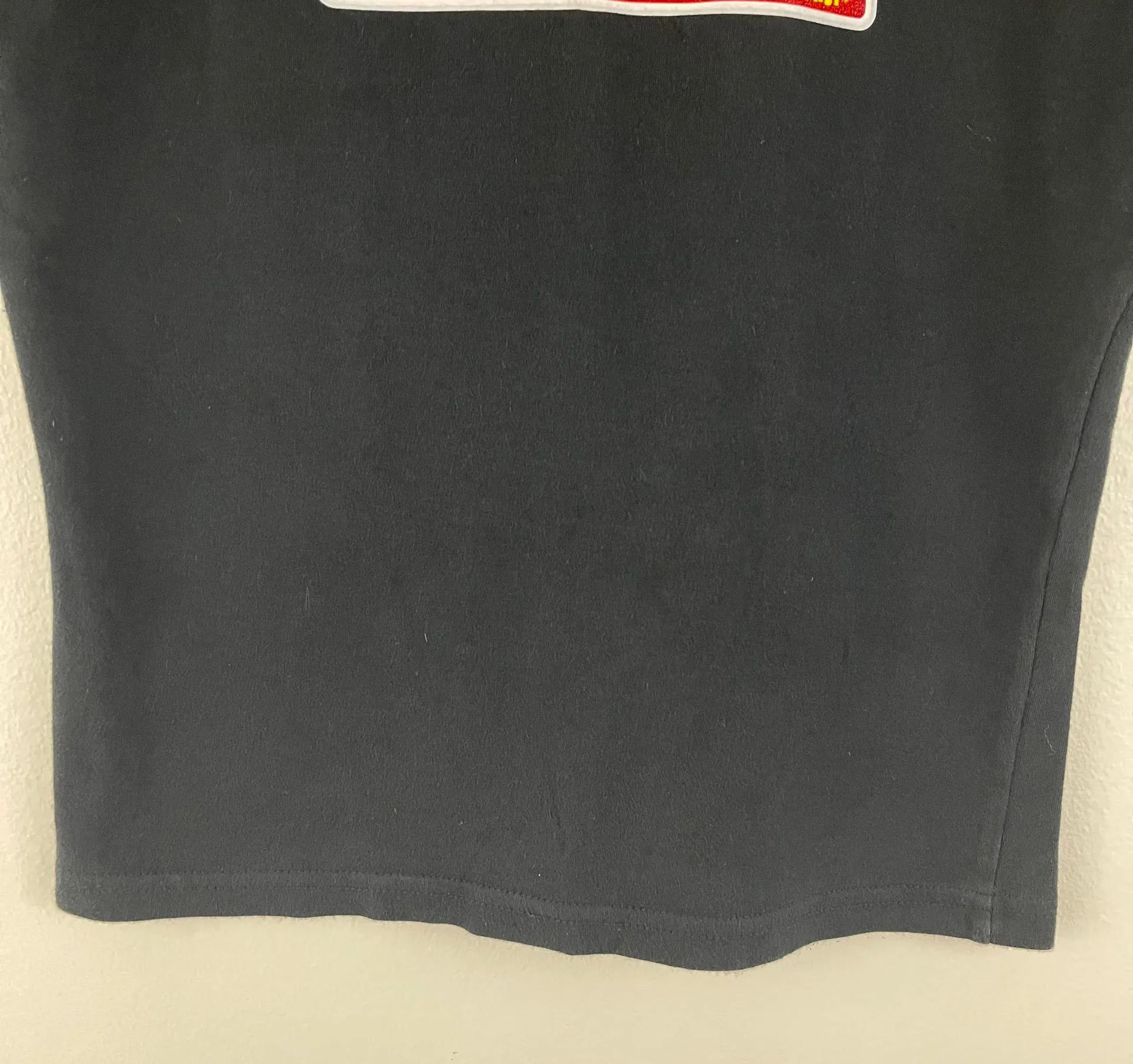 Oopsy Daisy Vintage Y2K 2000’s Black Warning! Out Of Control Tee - Image 4