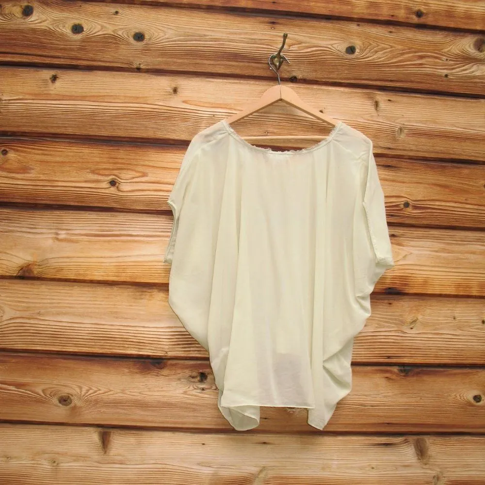 Helmut Lang Silk Oversize Top Blouse - Image 5