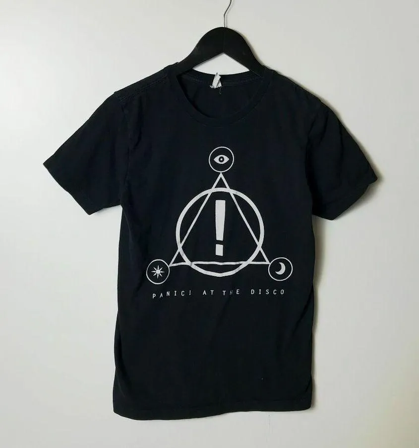 Panic At The Disco Graphic Tee Womens Black Small S T Shirt Short Sleeve Cotton - Image 9
