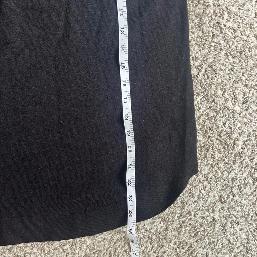 Staccato Elegant Black Long Sleeve Blouse Crewneck Sweater Casual Neutral Comfy - Image 6