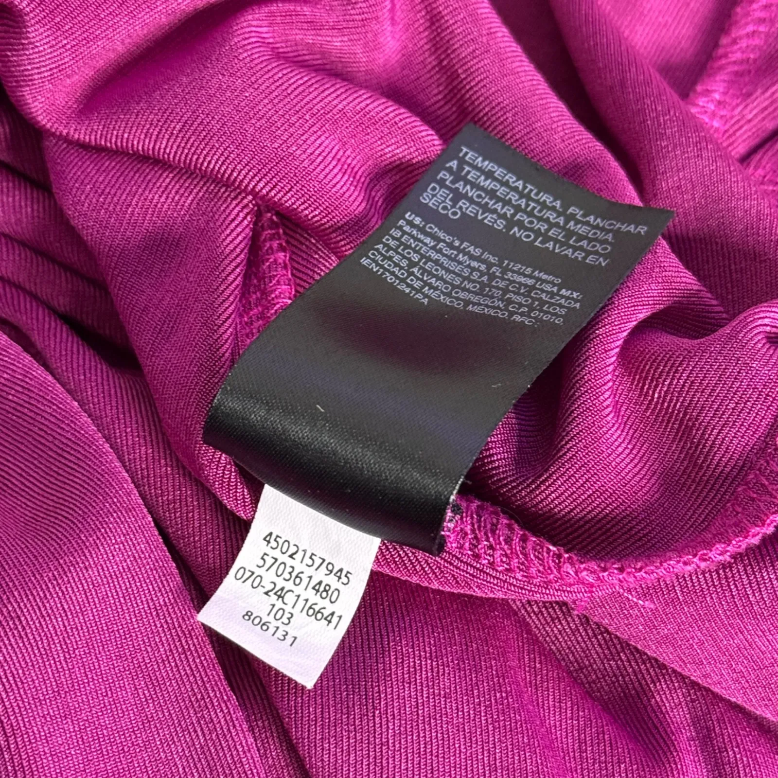 Chicos Travelers Side Slit Maxi Dress Size 4 XXL Modest Slinky Stretch Knit - Image 7