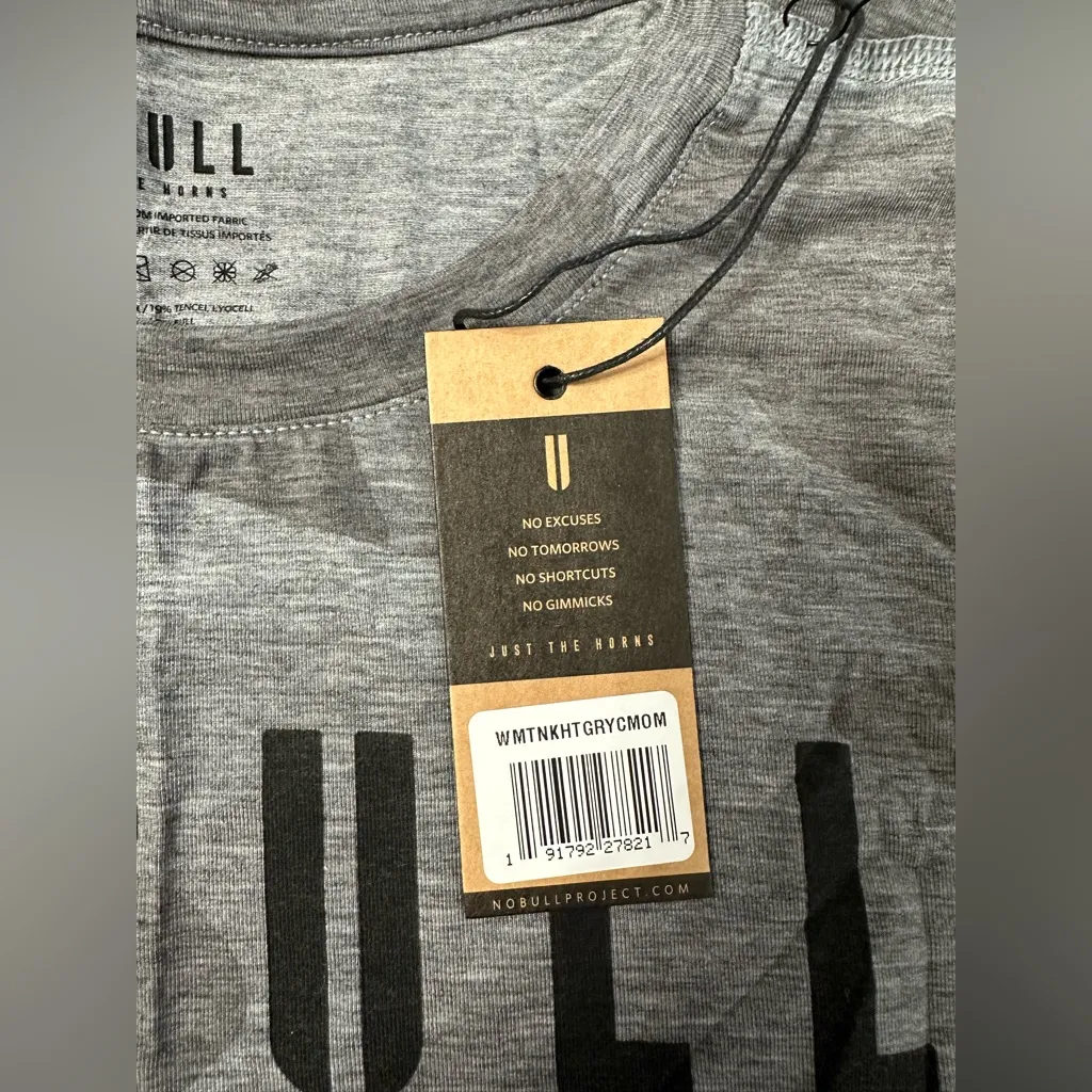 NWT Women's NOBULL Muscle Tank - Medium - Charcoal Camo - Image 6