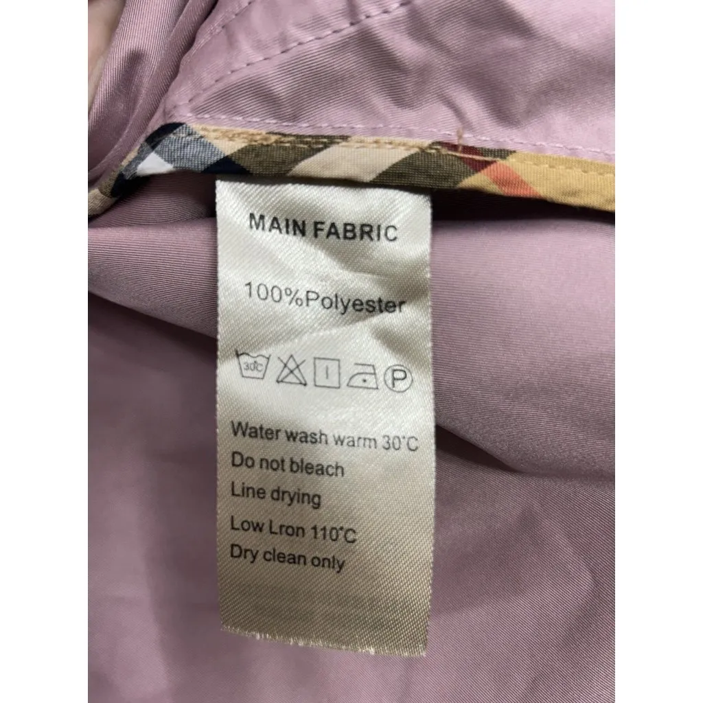 Burberry  Jacket Windbreaker Womens Large Nova Check Lining Lightweight Hooded - Image 9