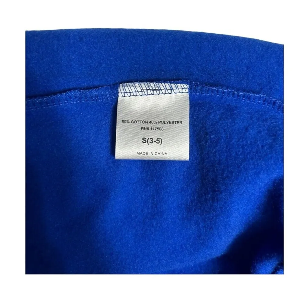 Wound Up  S Blue Graphic Sweatshirt Busy Doing Nothing Cotton Blend Pullover Top - Image 10