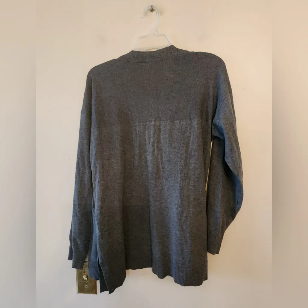 Time and tru grey cardigan sweater size womens medium Gray - Image 2