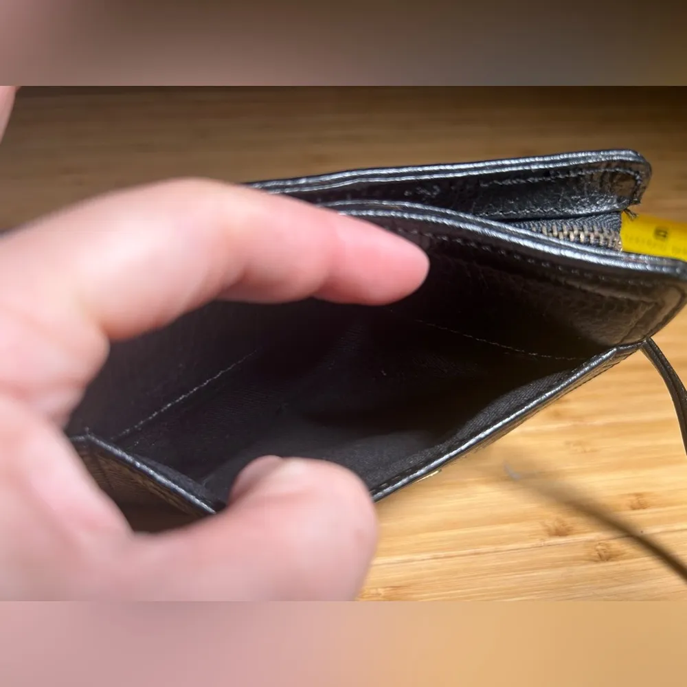 Vintage Anne Klein Pebbled Leather Crossbody Mini Purse - Image 5