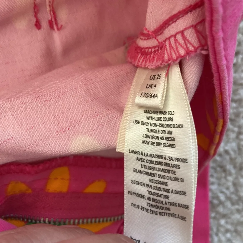 printed flare pants. Size 25=0 - Image 9