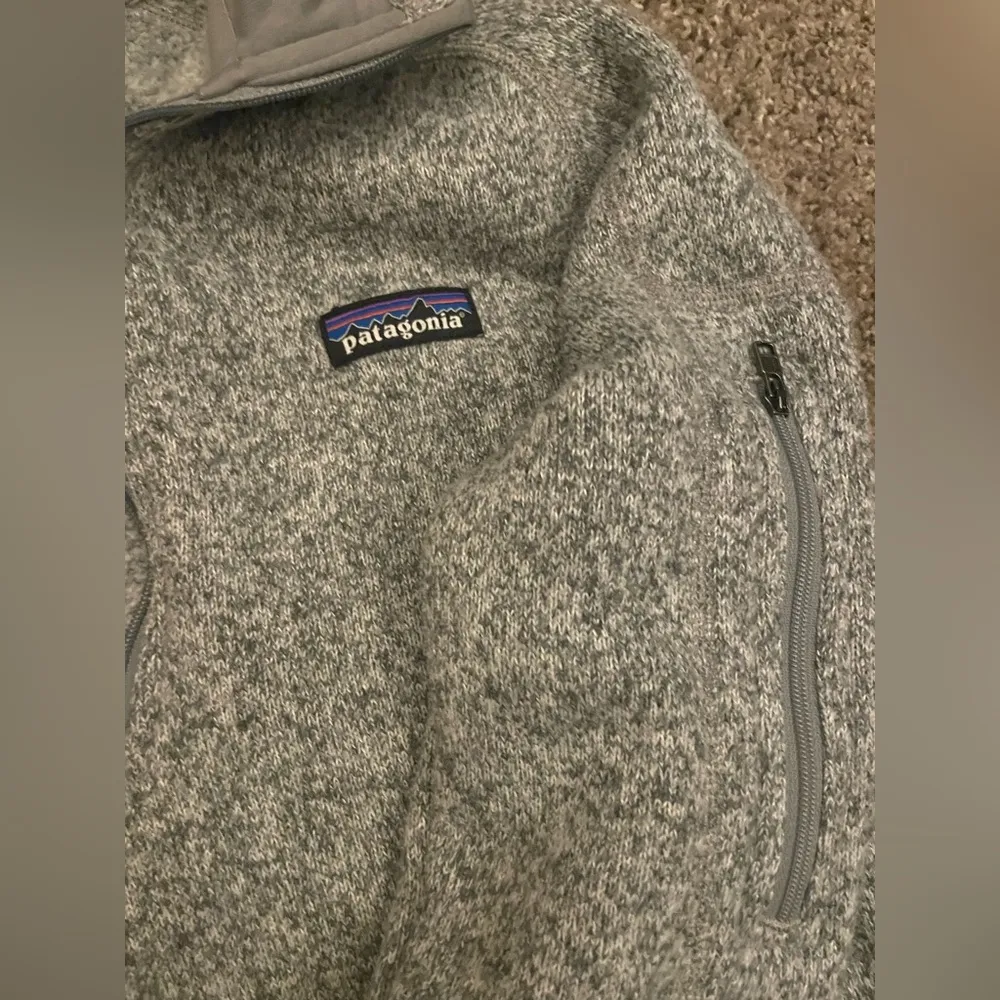 Gray Patagonia women’s sweater size M - Image 3