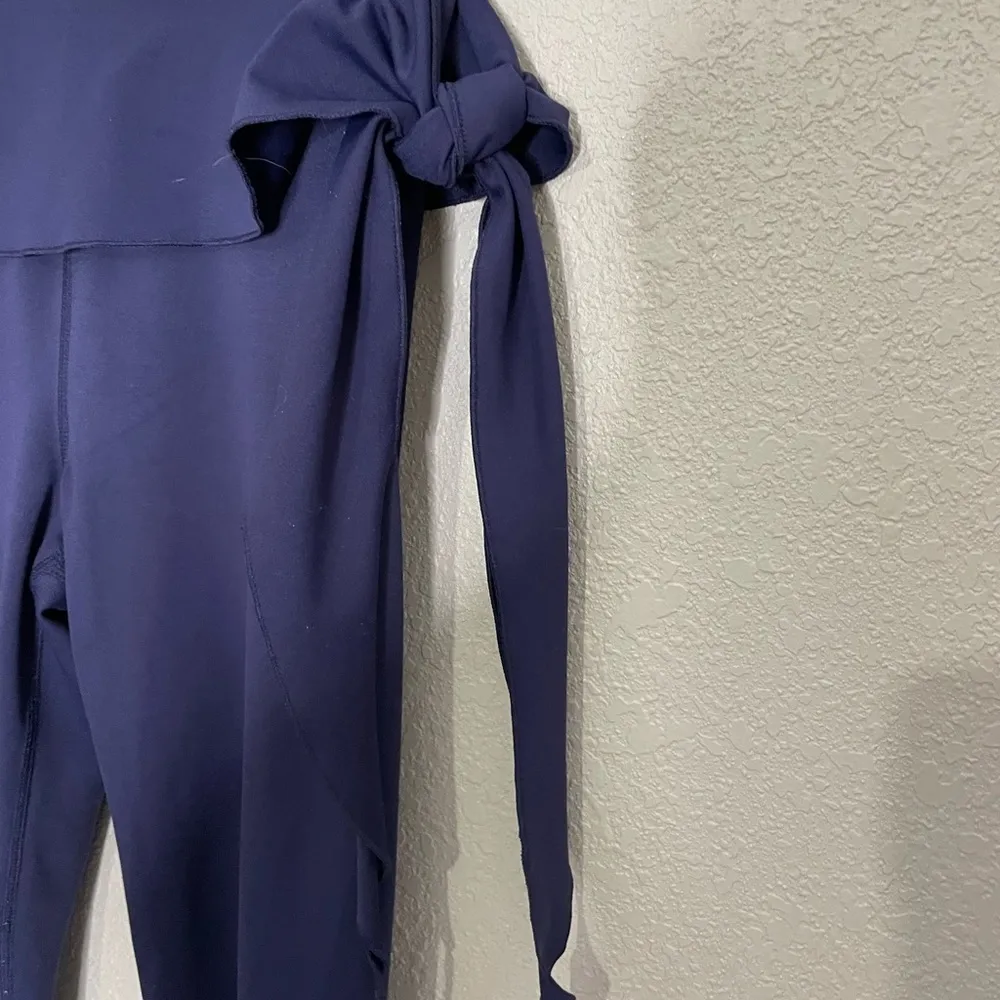 Carbon 38  Side Tie Blue Leggings XS - Image 6