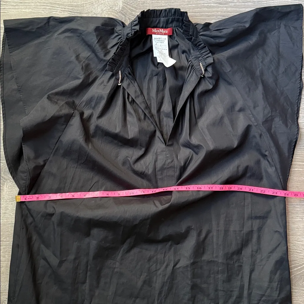 Max Mara  Studio SOSPIRO Poplin mini dress with flounce - Image 12