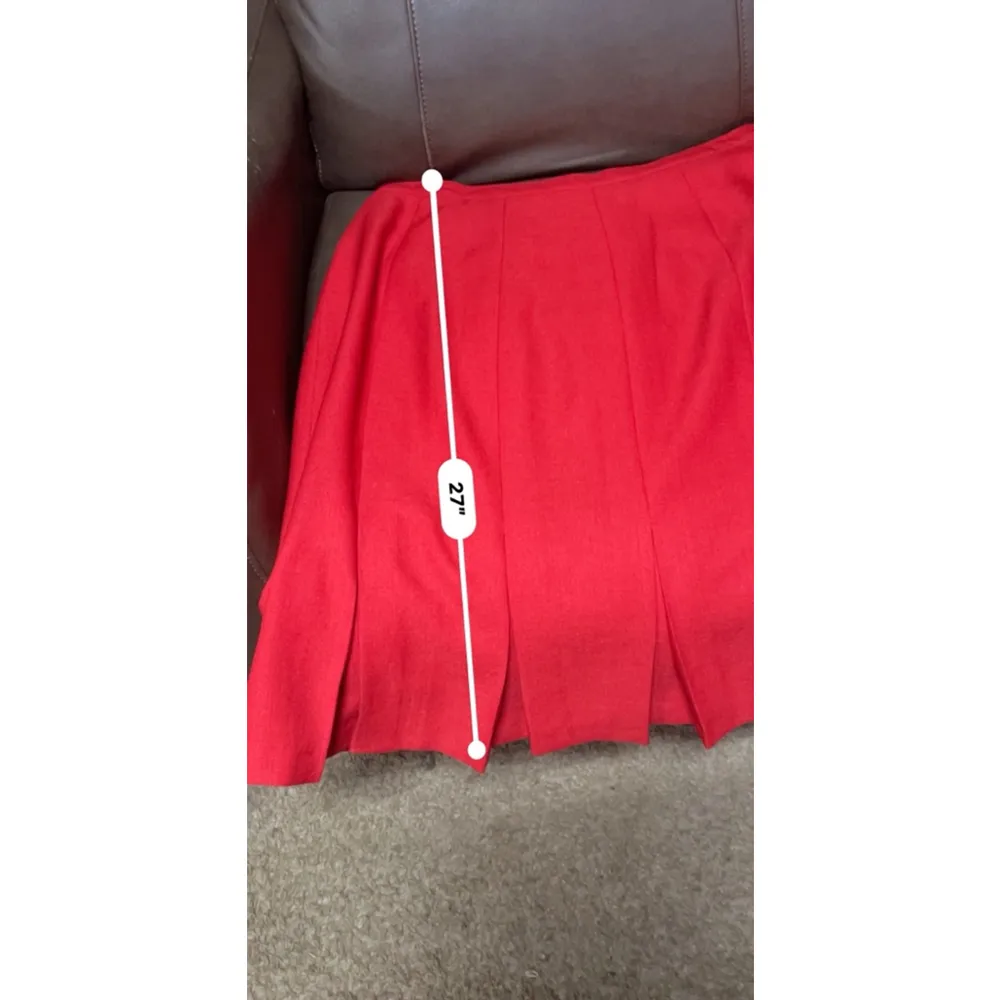 Women's BFA Classics Red Midi Skirt Size 22W - Image 5