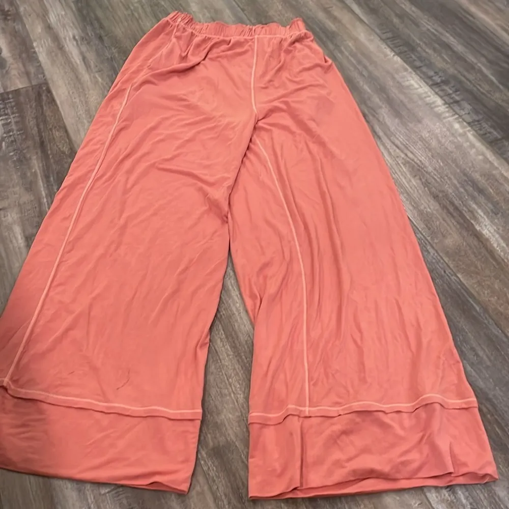 Free People Essential Pajama Pants Lipgloss Extra Small XS - Image 2