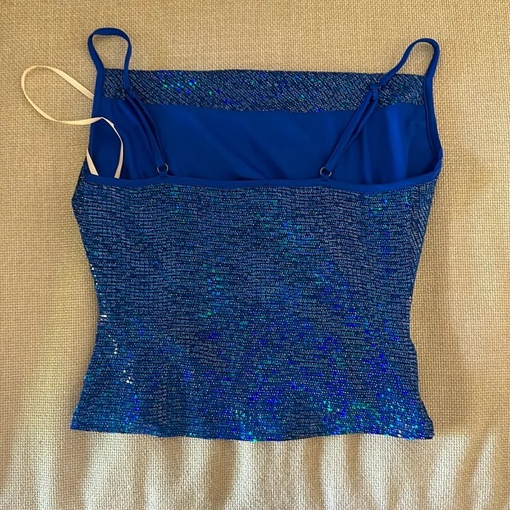 NWOT sparkly cowl neck cami - Image 2