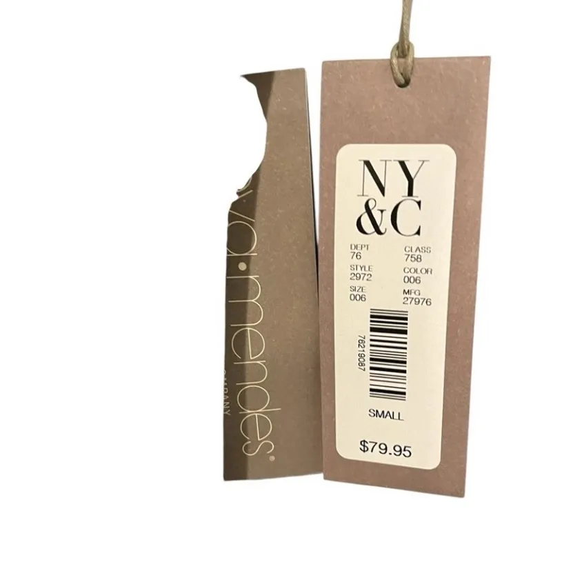 Eva Mendes NWT New York & Company Black Midi Dress Size Small Stretch - Image 2