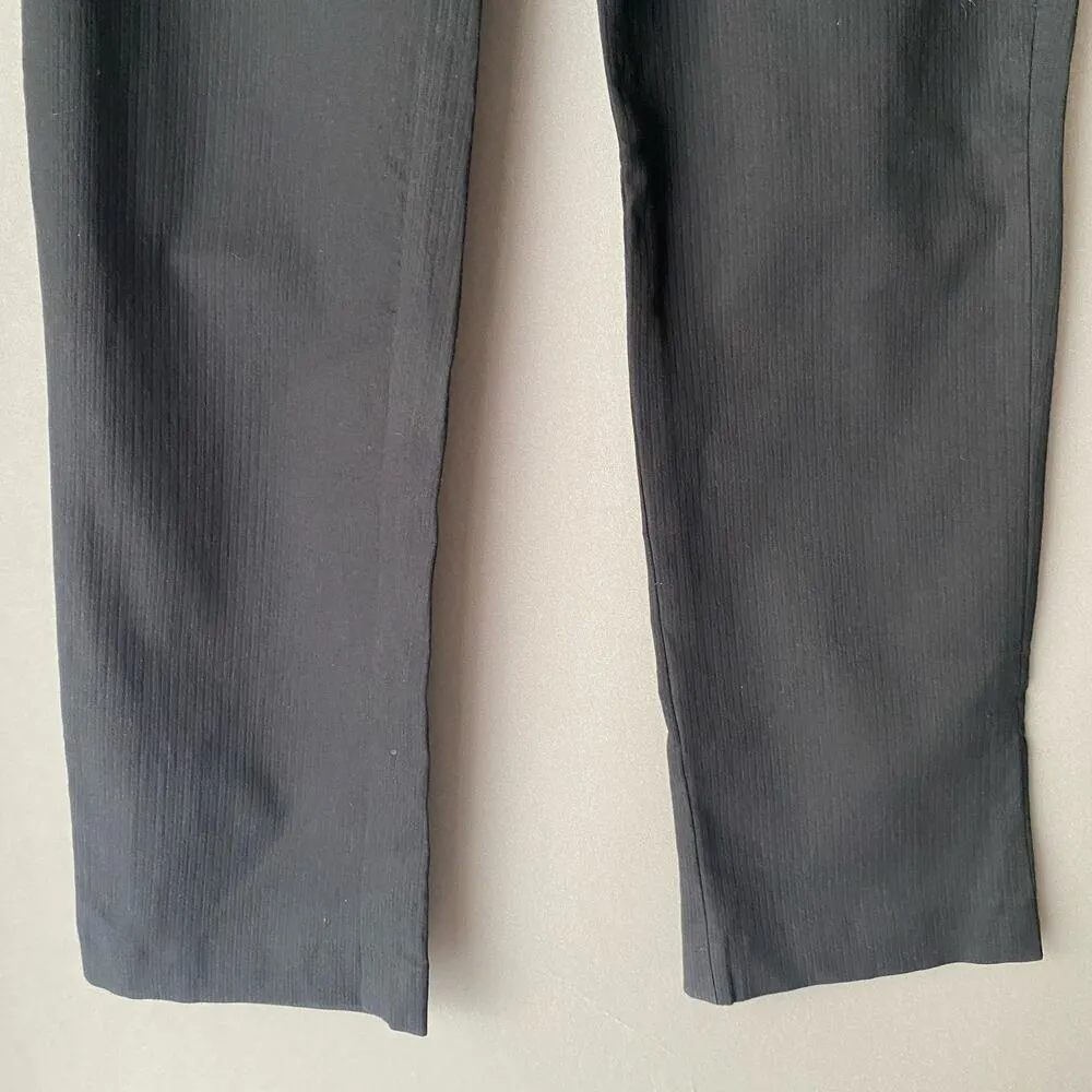 Joe's sz 27 black‎ wide leg slacks Black - Image 3