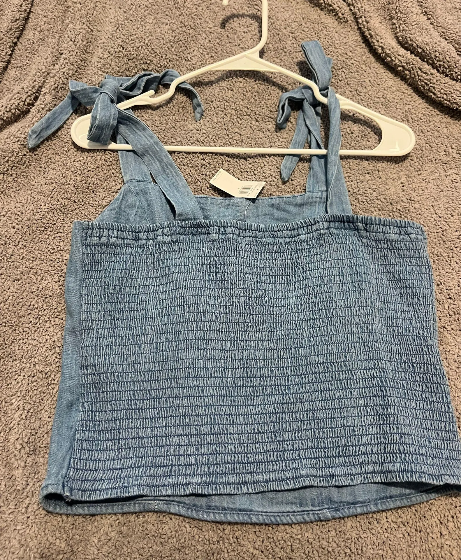 denim Bow top - Image 2