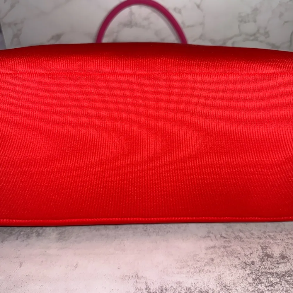 Kate Spade x Target Pink/Red It's in the Bag Knit Tote; In Hand! - Image 6