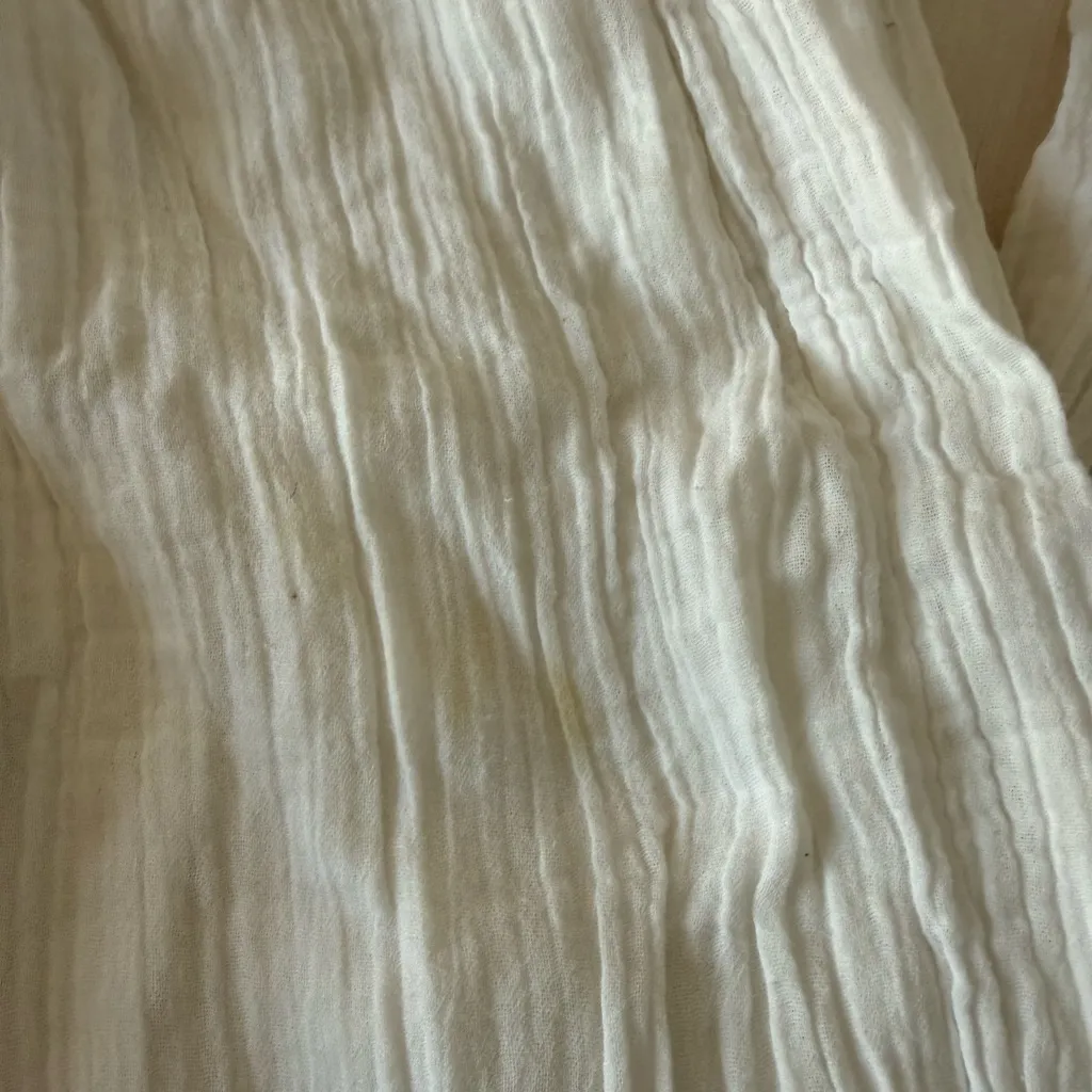 Abercrombie & Fitch White Wide Leg Gauze pants - Image 2