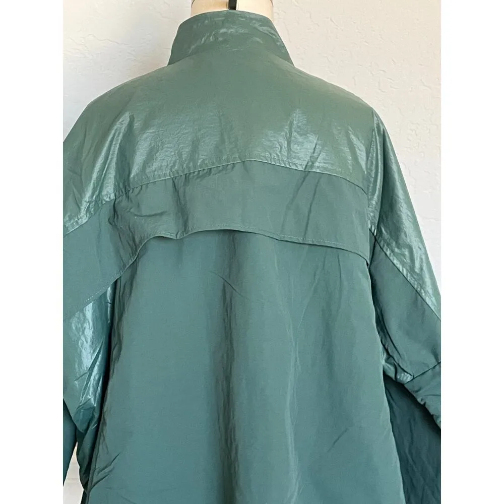 CMCube Jacket Teal Green Windbreaker Jacket Size M - Image 5