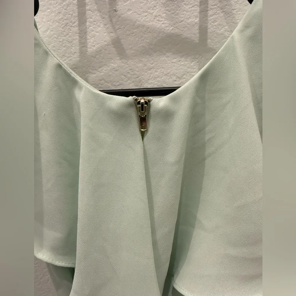 Gb Girls Ruffle Mint Green Dress – Size 8 - Image 5