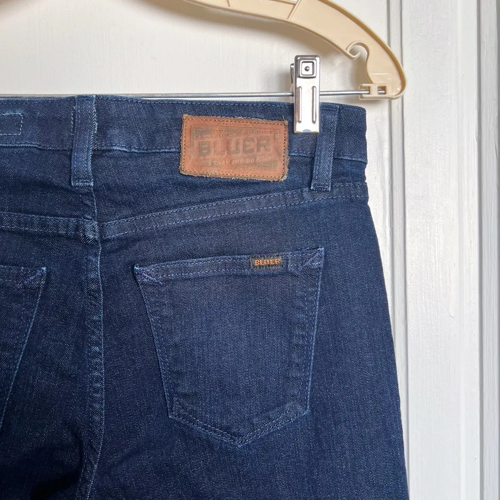 BLUER • Skinny Jeans low rise button fly Soulmate Rinse dark wash ankle USA Blue Size 25 - Image 11