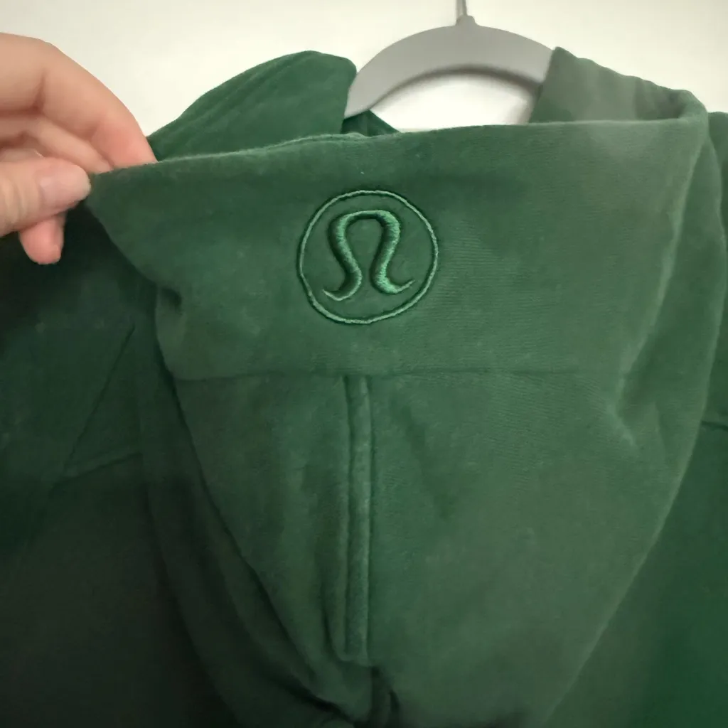 Lululemon Athletica Forest Green Zip-Up - Image 7