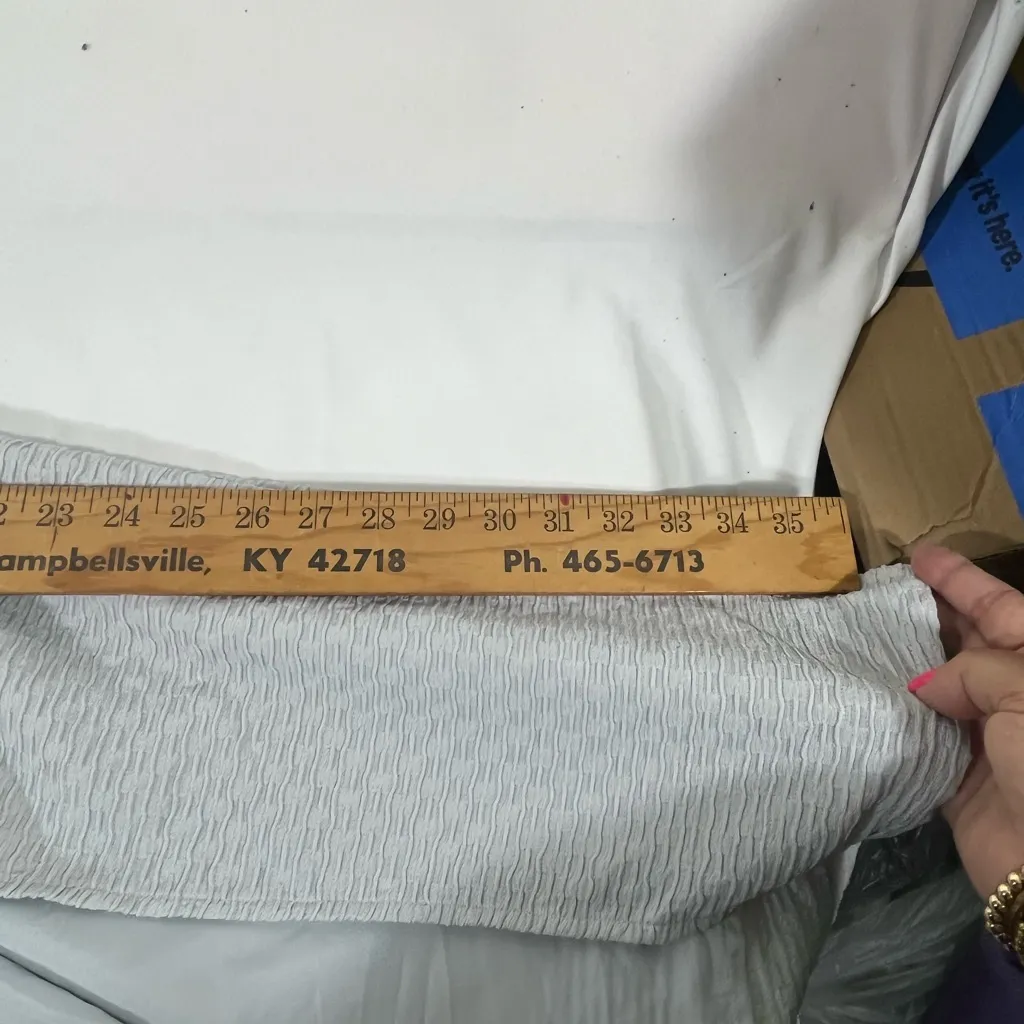 COLYSMO BODYCON MAXI DRESS CORSET STYLE ADJUSTABLE STRAPS LACE TRIM M SEA FOAM Size M - Image 15