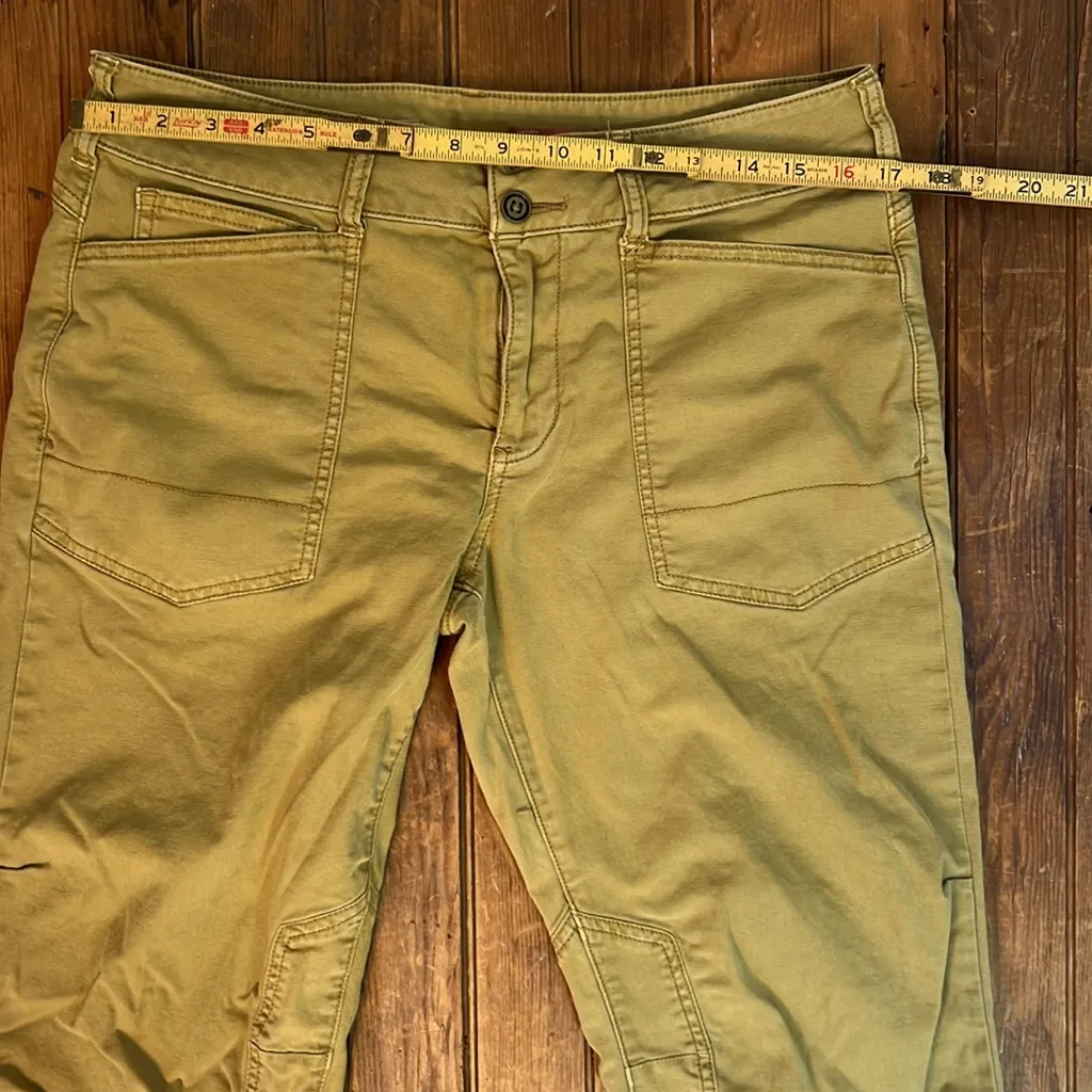 Anthropologie Pilcro Women's tan work style Straight Leg Jeans pants Size 30 - Image 3