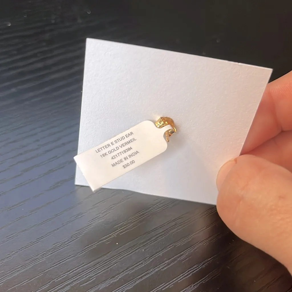 Kendra Scott  Letter E stud - Image 3