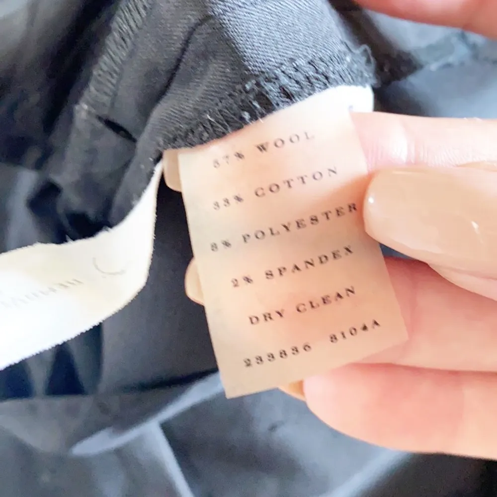 Ann Taylor Black Bootcut Wool Blend Dress Pants - Image 8