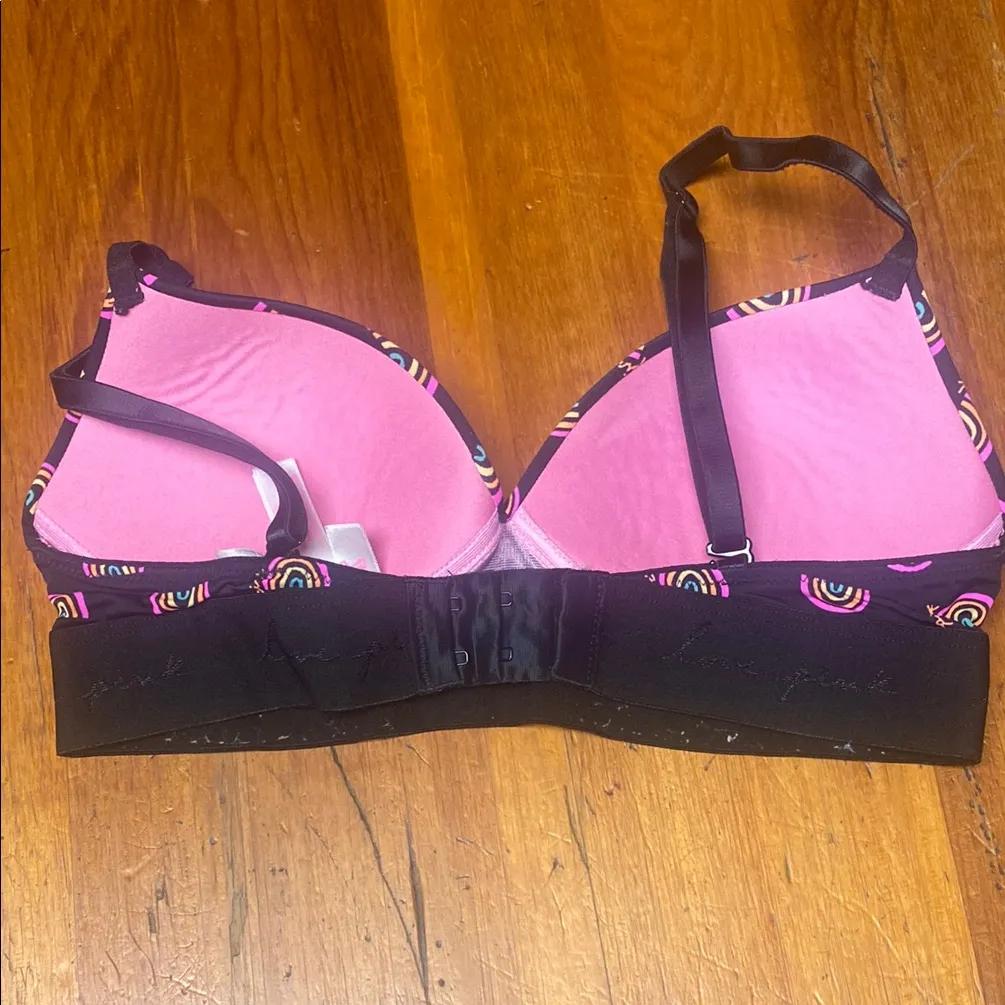 Victoria’s Secret PINK Bra with Rainbow Accents - Image 2