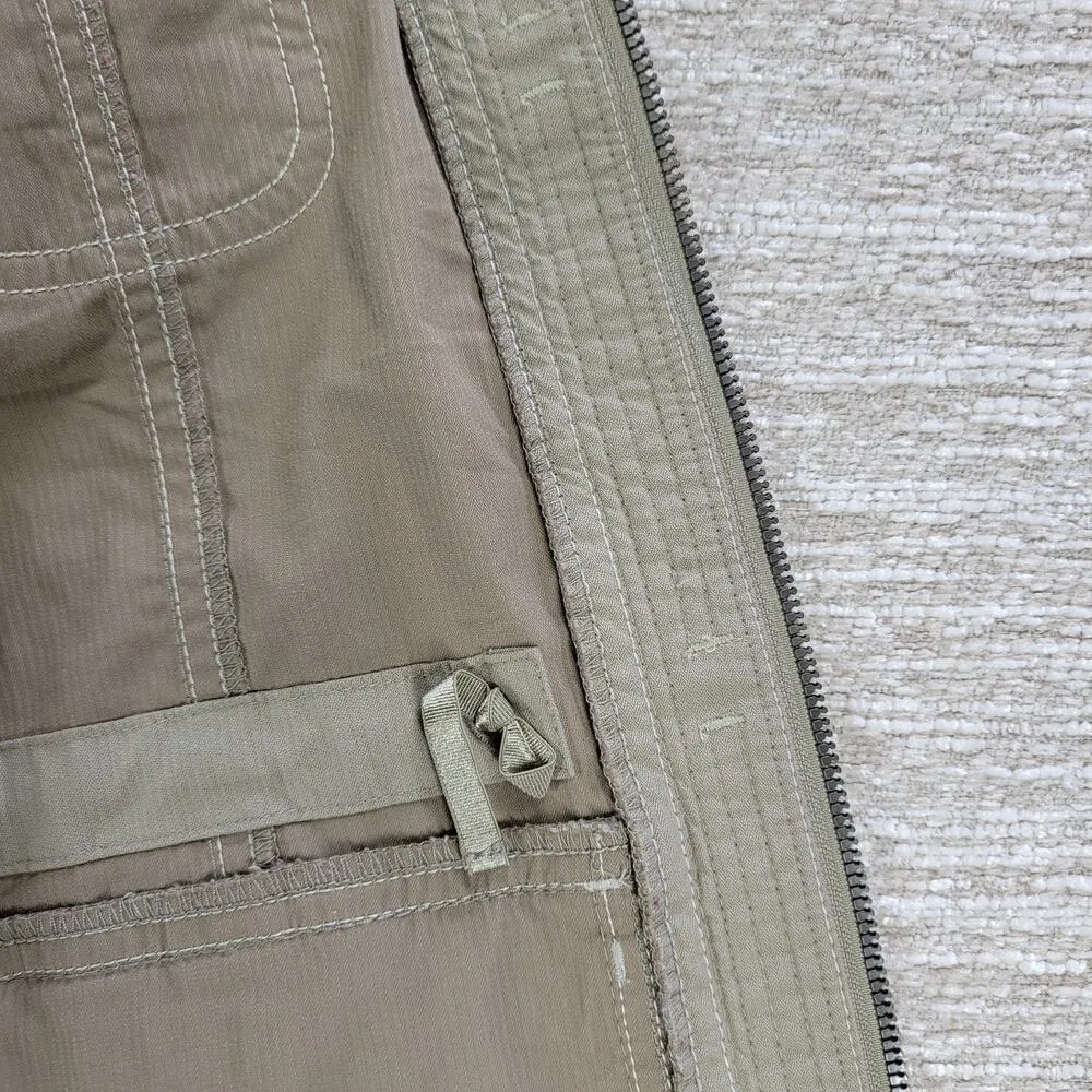 Kuhl Utility Vest Womens S Khaki Zip Up Cargo Military Outdoor Safari Gorpcore - Image 11