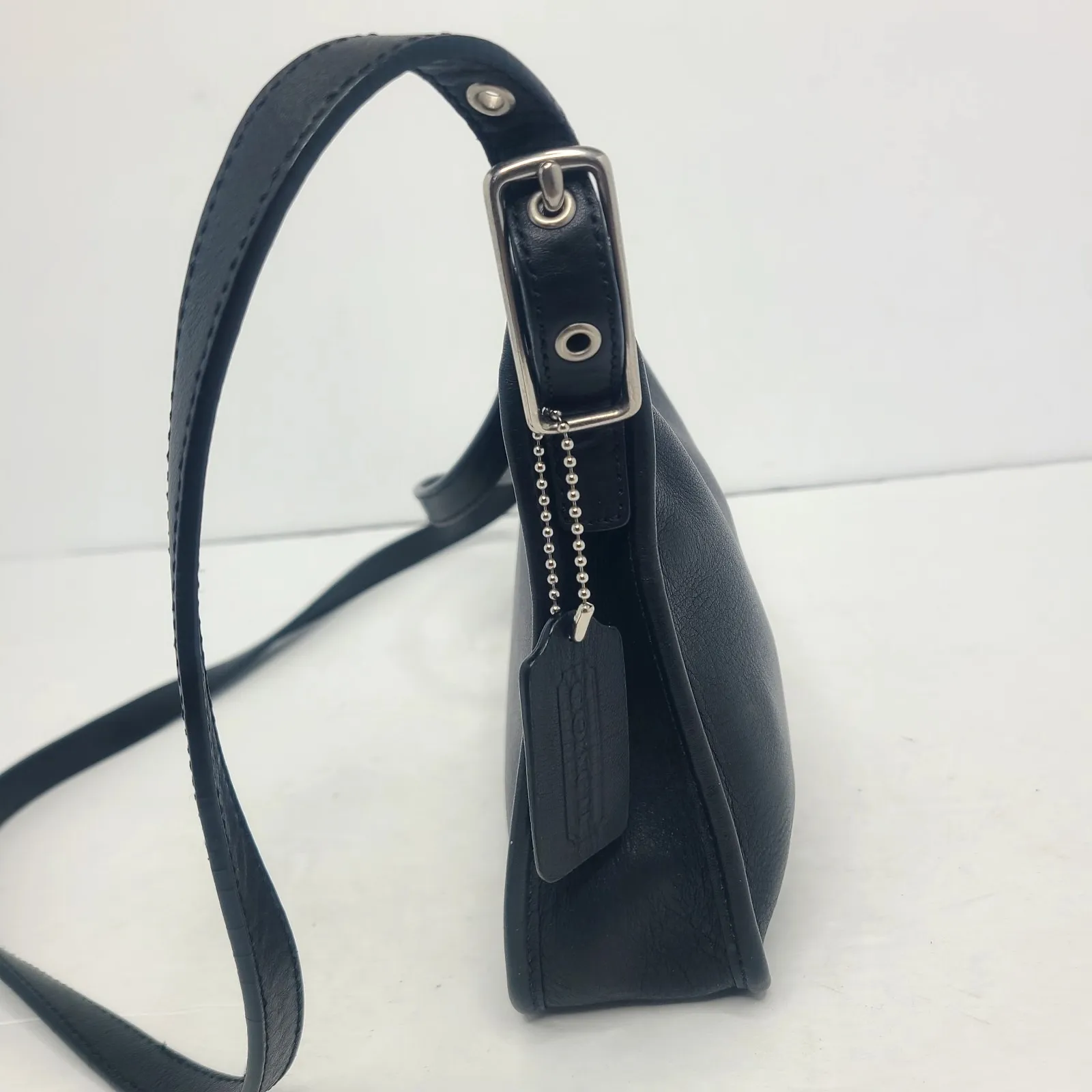 Vtg Coach Legacy Black Leather Mini Crossbody Bag Purse 6610 Rare‎ Y2K 00s - Image 2