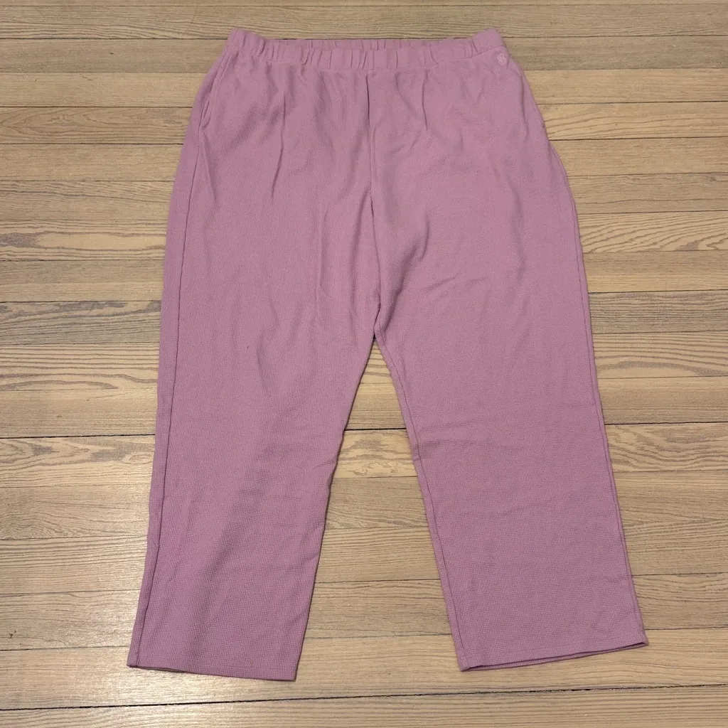 VICTORIA’S SECRET Women’s Pink Lavender Tank Top & Pants Matching Loungewear Set - Image 3