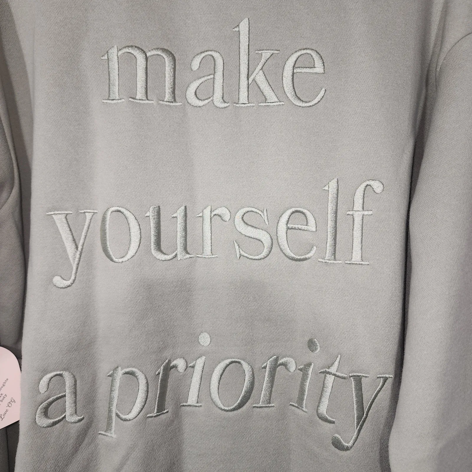 self love Sweatshirt women's medium by Cotton classic - Image 5