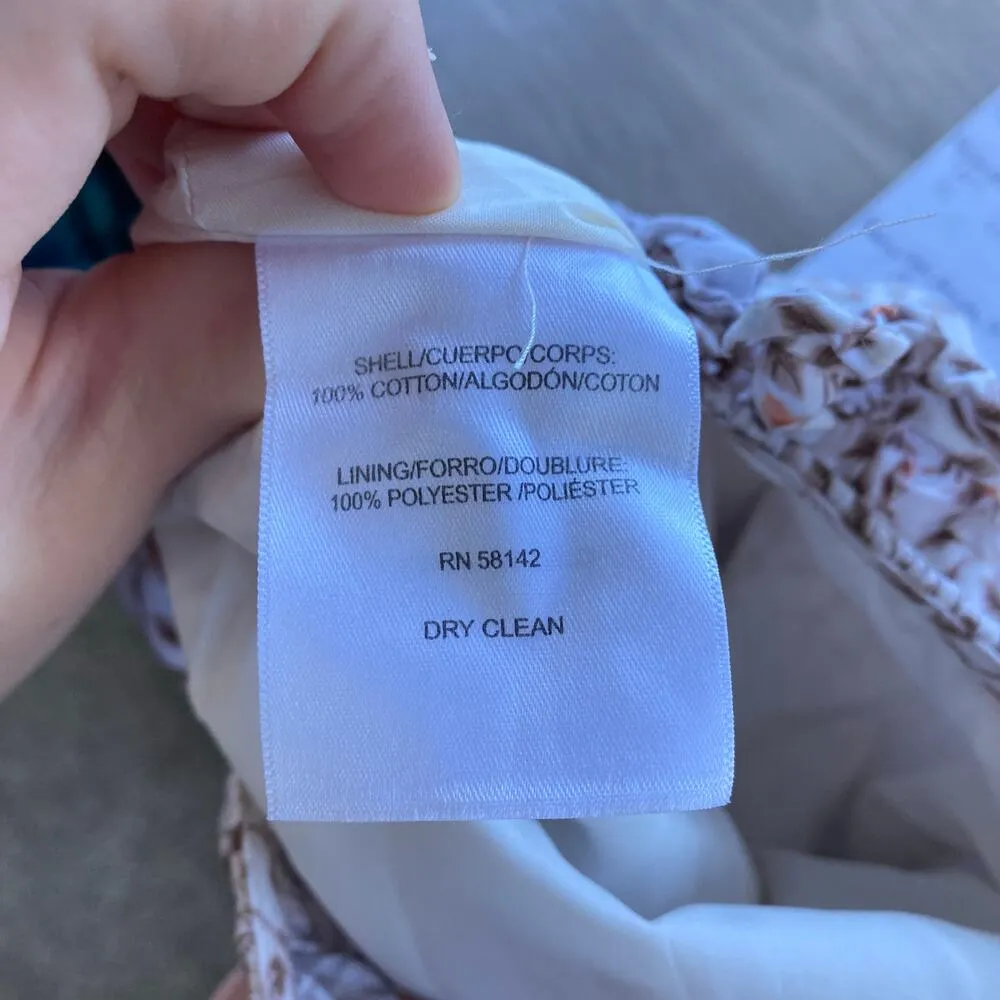 GAL MEETS GLAM Rue Floral Jumpsuit in Pearl Size 8 Summer Lightweight Classy - Image 8