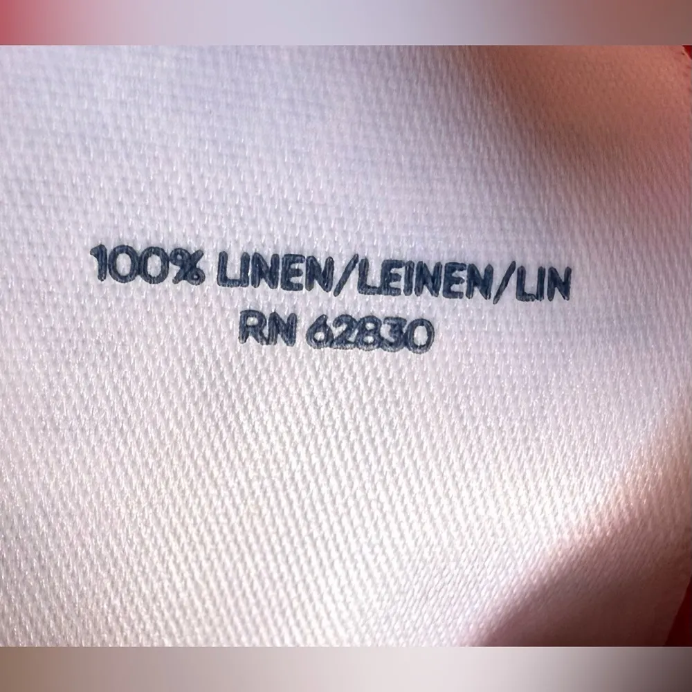 Lands and Hot Pink 2-Piece Shorts M 10-12 Set long sleeve shirt L(14-16) Linen - Image 14