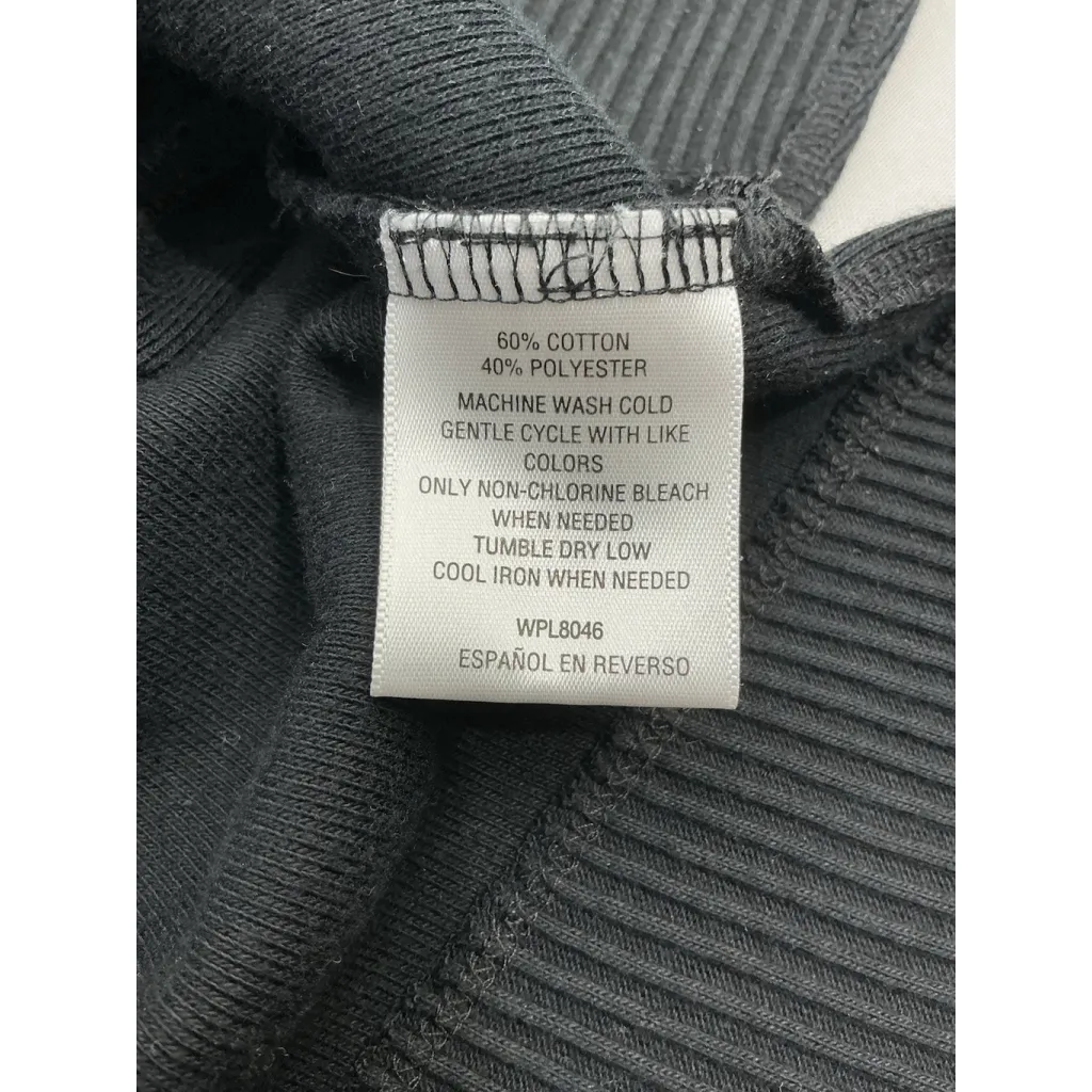 Womans Style & Co Pull Over Sweater XL Black 3/4 Sleeve Wing Bottom - Image 4